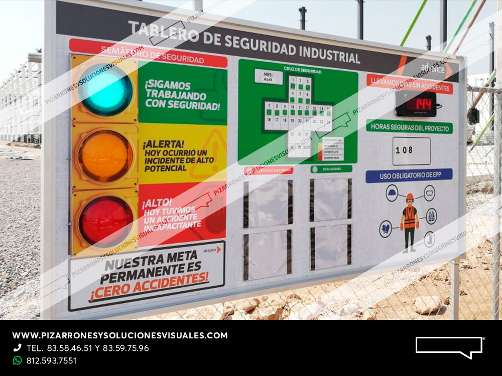 tablero seguridad